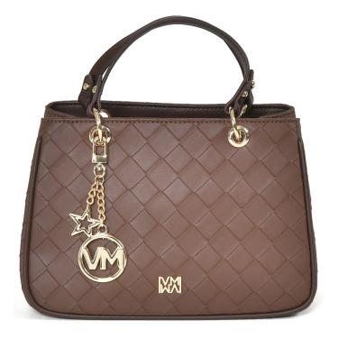 Imagem de Bolsa Tramada Via Marte Tote Alça Tiracolo Ajustável Alça de Mão Tresse B2-613