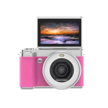 Imagem de Dpofirs Câmera Digital 5K para Fotografia, Câmeras de Vlogging de 80MP, Zoom Digital 18x, Tela de Fank de 180 Graus, Câmera de Vídeo de Foco Automático, para Adolescentes de Viagem para (Rosa)
