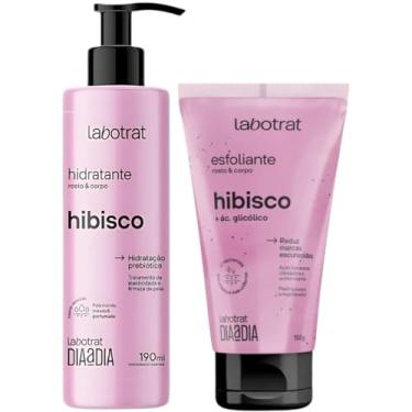 Imagem de Kit Hidratante + Esfoliante Corpo E Rosto Labotrat Dia A Dia Cheiro De Fruta Hibisco 190ml