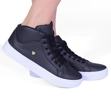 Imagem de Tênis Sbelta Feminino Cano Médio Casual Conforto Dia a Dia-Feminino