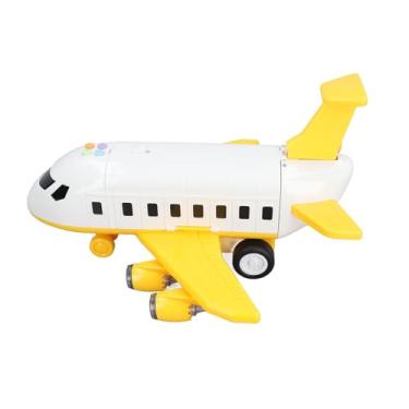 Imagem de Luocute Conjunto de Jogos de Veículos de Brinquedos de Aeronaves, Grande Avião de Armazenamento de Brinquedos para Crianças Multifuncionais para Meninas Meninas