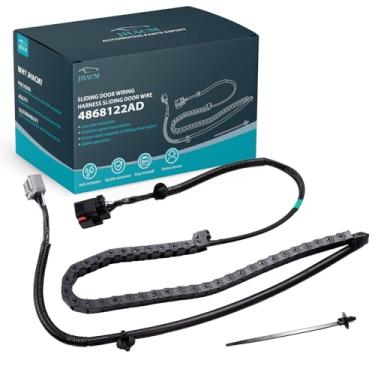 Imagem de JHACM Chicote elétrico para porta deslizante OE: 4868122AD compatível com Dodge Grand Caravan Chrysler Town and CountryInstallation 2004-2007