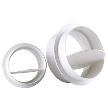 Imagem de Valves, Draft Blocker Damper Ventilation Check Valve Draught Back Shutter for Inline Ducting Kitchen Home 1PC(100mm)
