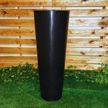 Imagem de Vaso De Planta Cone Ibiza Decorativo Marmorizado Polietileno - Renovar