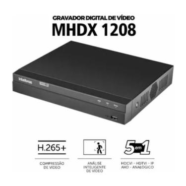 Imagem de Gravador Digital De Vídeo MHDX 1208 Com 8 Canais Intelbras - System Se