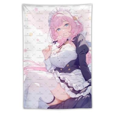 Imagem de LIEGBMEU Sexy Bikini Hot Anime Girl Tapeçaria 101.6 cm x 152.4 cm Interior Exterior Wall Quilt Art Decoração de Tapeçaria Caprichosa, Aa031
