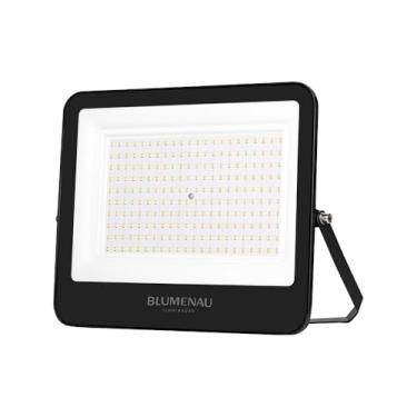 Imagem de Refletor Blumenau Led Tech Pro 200W Preto Bivolt 3000K Luz Amarela