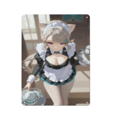 Imagem de Anime Sexy Bikini Hot Girl Pinup Girl Metal Tin Sign Wall Art Poster Decor for Home Bar Club Bedroom Bathroom Man Cave Otaku 30,5 x 40,6 cm, AF096