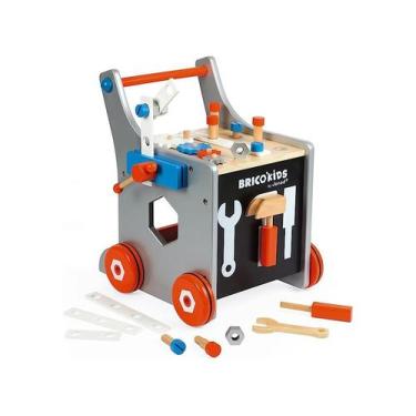 Imagem de Bancada de Ferramentas Infantil Bricokids Janod - 26 Peças