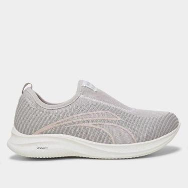 Imagem de Tênis Feminino Kolosh Calce Fácil SlipOn, Cinza, 36