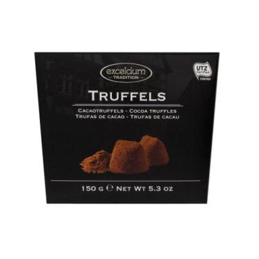 Imagem de Trufas de Chocolate ao Leite Excelcium  Preta 150g - França