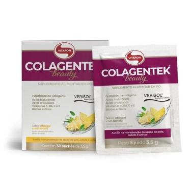 Imagem de Colágeno verisol colagentek beauty - abacaxi c/ hortelã - 30 sachês - 