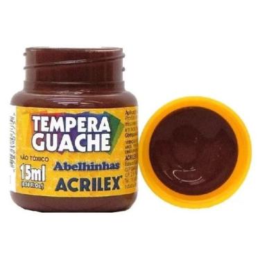Imagem de Tinta Guache 15ml Marrom Acrilex