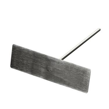 Imagem de Fenteer Máquina de crepe de aço inoxidável em forma de T, utensílios de cozinha antiaderentes, ferramentas compactas, espalhador de massa multifuncional, Pequeno