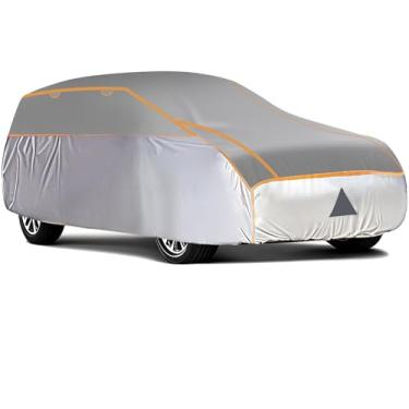 Imagem de Capa protetora de granizo, protetores de granizo de para-brisa, cobertores de granizo de EVA multicamadas espessos anti-granizo para carro, protetor de capa de carro para todos os climas (para Sedan