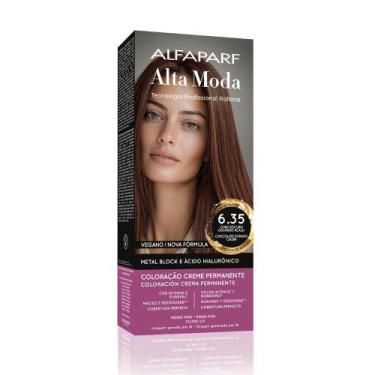 Imagem de Tintura Creme Altamoda Alfaparf Choccolate 6.35 Kit - Alta Moda