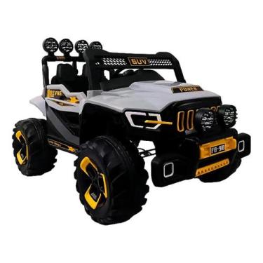 Imagem de Carro Elétrico Infantil Jipe Supercross 12v Cinza Zippy Toys