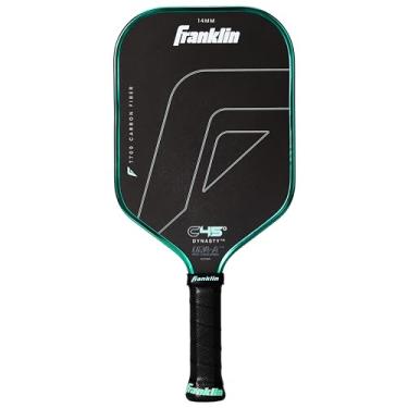 Imagem de Franklin Sports Pás PRO Pickleball – Série de fibra de carbono C45 – Aprovada oficial pela USAP + UPA – Design Pro Player, Dynasty 14 mm Mint