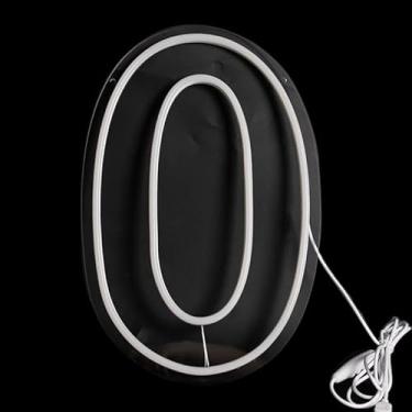 Imagem de Número para Festa de Aniversário, Letreiro Neon LED Acrílico – Luz de Parede USB/Bateria 38 cm Cor Branco Quente – Decoração de Aniversário, Casamento, Festa, Negócios e Salão de Beleza (0)