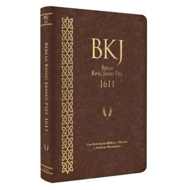 Imagem de Biblia King James Fiel 1611 - Standard - Marrom - Bv Books