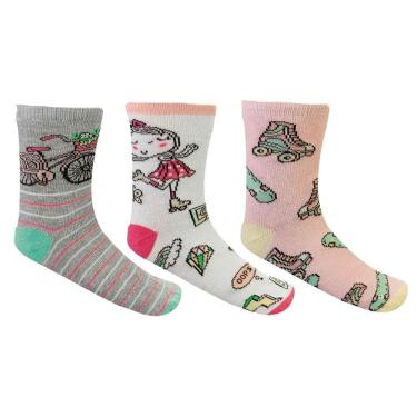 Imagem de Meia Keny Infantil Kit c/ 3 V Pares 10020