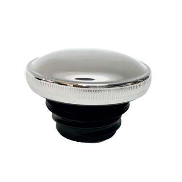 Imagem de Tampa de gás ventilada cromada rosqueada serrilhada tanque de motocicleta Sportster Bobber Harley Davidson Dyna Chopper tampas de combustível bicicleta OEM 61272-92A 91A Drag Specialties P299898