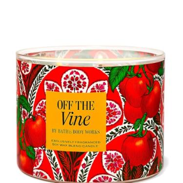 Imagem de Bath & Body Works Vela Off The Vine de 3 pavios, 411 g - Vela de mistura de cera de soja
