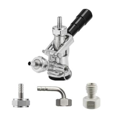 Imagem de Fabricação caseira de cerveja Professional Commercial Sankey Keg Couplers,"D" System/"S" System Brewing Keg Tap Coupler Beer Dispenser Bottling Head Acessórios para vinho(D Type Quick)