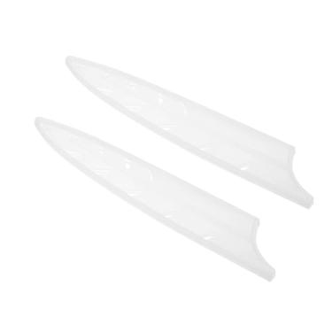 Imagem de PATIKIL Mangas de cobertura de faca de segurança ABS para faca de entalhe de 20 cm, bainha protetora de lâmina de proteção de borda de corte universal para barra de cozinha, branca, 19,7 cm L, pacote