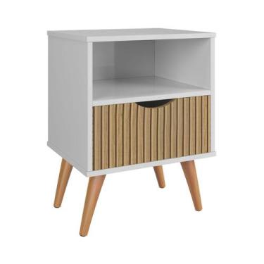 Imagem de Kit 1 Cabeceira 1.60Cm Queen 2 Mesa de Cabeceira Glamur Vitoria Decor 