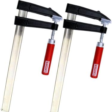 Imagem de Kit 2 Grampo F Sargento para Marceneiro Carpinteiro 120 X 600 - Starfer