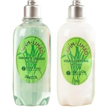 Imagem de Kit Capim-Limão: Sabonete Líquido 250ml + Loção Corporal 250ml