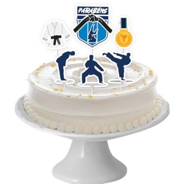 Imagem de DECORACAO DE BOLO CENARIO ARTES MARCIAIS 06 un.