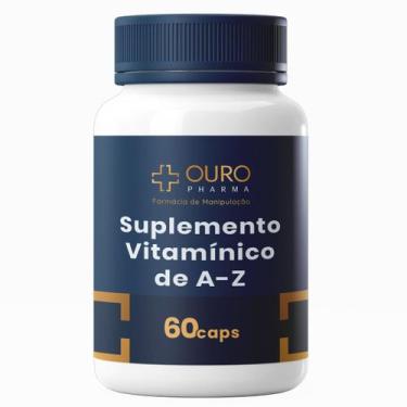 Imagem de Vitaminas de A a Z Suplemento Multivitaminico 60 cápsulas - Ouro Pharm