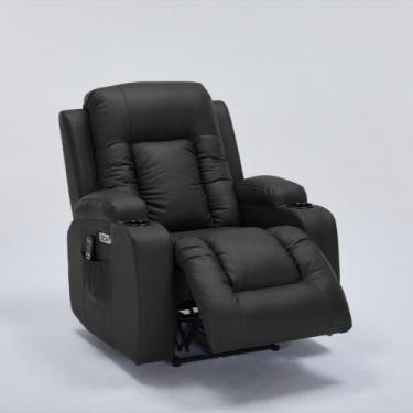 Imagem de Cadeira Poltrona do Papai Elétrica Reclinável Austin Massagem e Aqueci