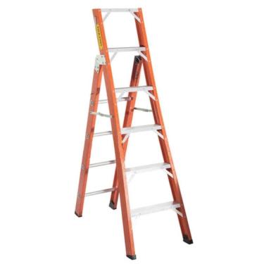 Imagem de Escada De Fibra De Vidro Tesoura E Singela 6 A 9 Degraus - Ets400 - Escafort