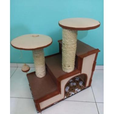 Imagem de Casa Com dois arranhadores - Arts Pets Brasil