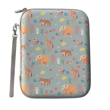 Imagem de Capa de cartão compatível com porta-cartões Yoto com 80 bolsos e pasta de cartão com zíper para mini audiolivros de 5,8 x 8,6 cm (verde claro)