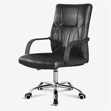 Imagem de UISLA Escritório Casual Elevador Escritório Ergonômico Executivo Giratório Mesa Suporte Mesa Preto