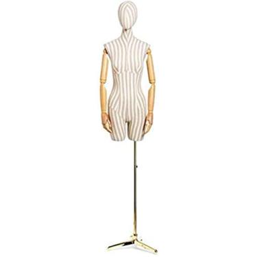 Imagem de CUTPOIY Tailors Manequim Manequim Feminino Manequim Torso Corpo Vestido Forma Costura Tripé Altura Ajustável Calças Roupas Vestido