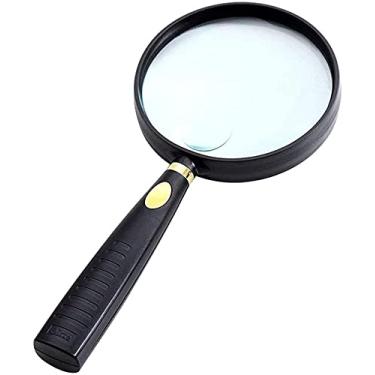 Imagem de Lupas, vidro portátil 10X para velho leitura de lentes de alta definição jornal para ver lupa