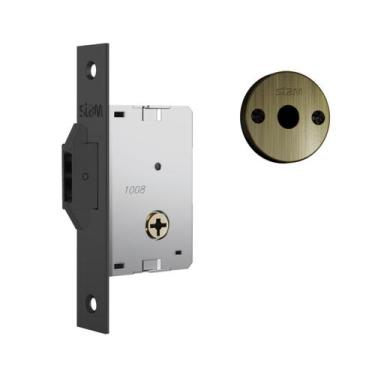 Imagem de Fechadura 1008 Trava Auxiliar Tetra Chave para Porta Correr e Bater Ro