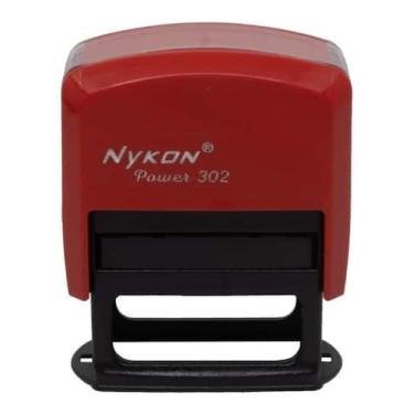 Imagem de Carimbo Automático Nykon 302 Vermelho