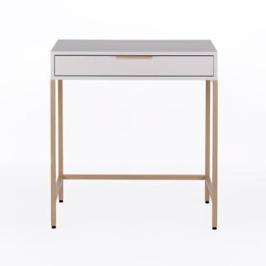 Imagem de Escrivaninha Square 1 Gaveta 70cm x 48cm - Casavee, Off White Suave