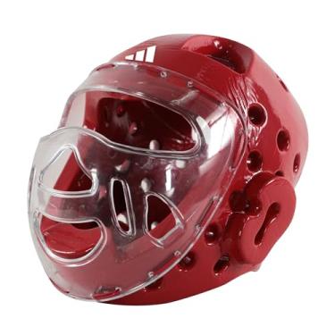Imagem de adidas Martial Arts Taekwondo Headgear with Face Shield - Red XL