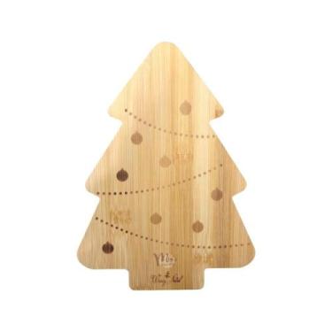 Imagem de Petisqueira Árvore de Natal Em Madeira 31x21 cm - Wincy Natal
