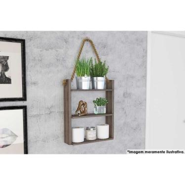 Imagem de Prateleira Decorativa Sala Estar Am 3119 Rustico - Movelbento