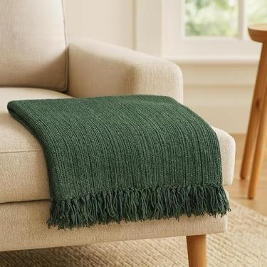 Imagem de Manta Para Sofá Gigante 100% Algodão Luxo – Decorativa Confortável e Protetora Para Sala e Cama (M.KING 3mx1,80 Verde Mesclado)