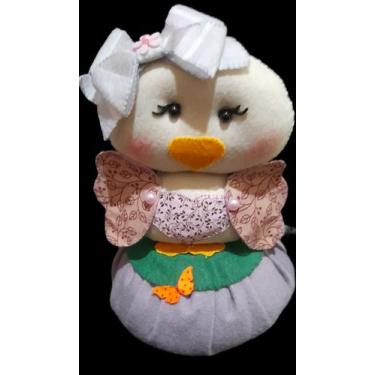 Imagem de Peso de porta coruja em feltro - CANTINHODASAMMY