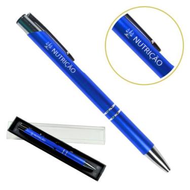 Imagem de Caneta Personalizada Cursos Metal Profissional Coloridas Nutrição - ou